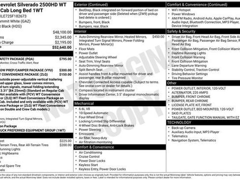 New 2025 Chevrolet Silverado 2500 W/T w/ WT/CX Safety Package image 6