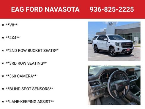 Used 2023 GMC Yukon AT4 w/ Technology Package AWD/4WD image 8