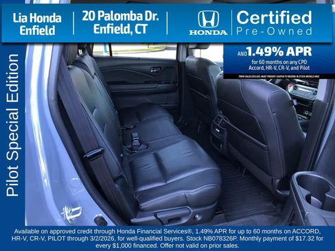 Certified 2022 Honda Pilot Special Edition image 11