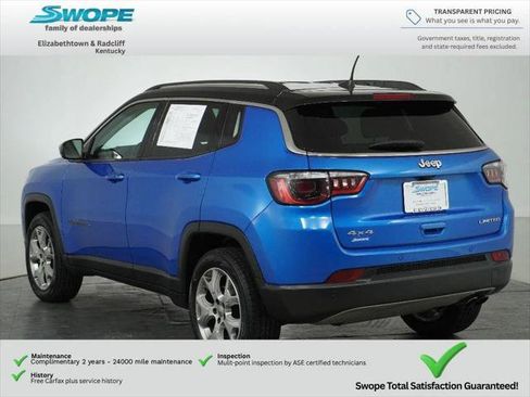 Certified 2022 Jeep Compass Limited AWD/4WD image 5