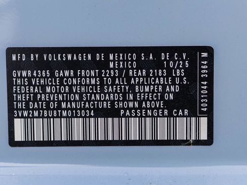 New 2026 Volkswagen Jetta GLI Autobahn image 46