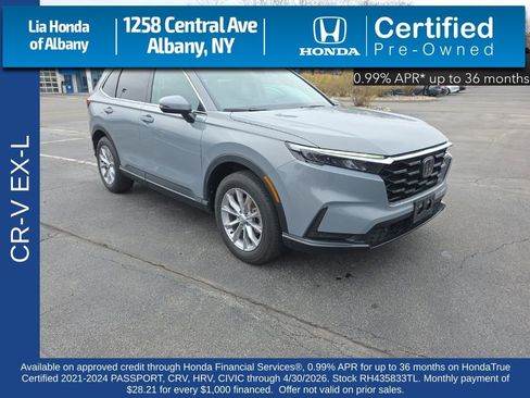 Certified 2024 Honda CR-V EX-L image 1