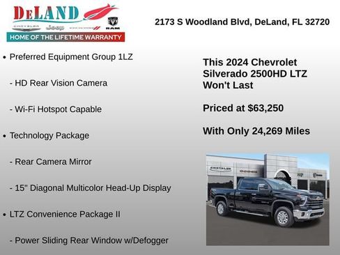 Used 2024 Chevrolet Silverado 2500 LTZ w/ LTZ Premium Package AWD/4WD image 36