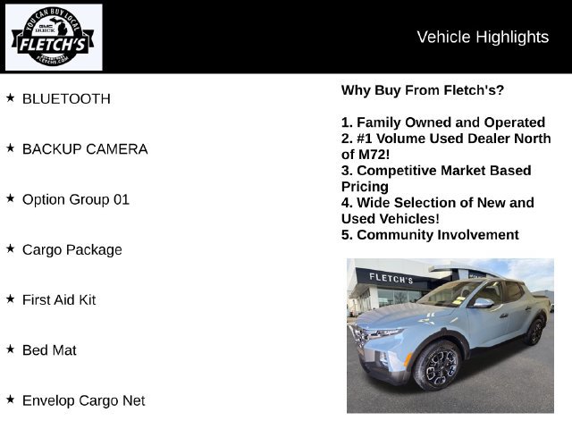 Used 2023 Hyundai Santa Cruz SEL w/ Cargo Package AWD/4WD image 2