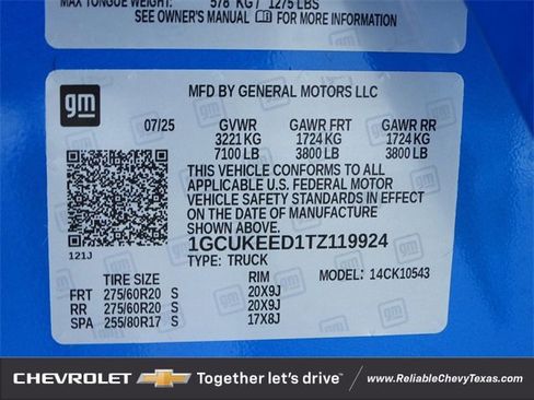 New 2026 Chevrolet Silverado 1500 RST w/ Texas Edition Plus image 27