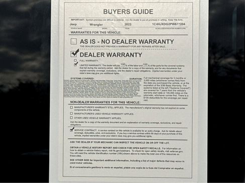 Certified 2023 Jeep Wrangler Unlimited Sport image 26