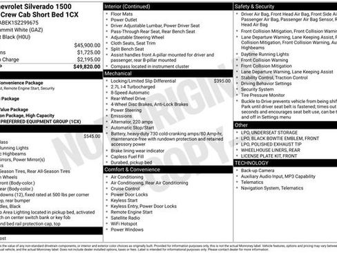 Used 2025 Chevrolet Silverado 1500 Custom RWD image 33