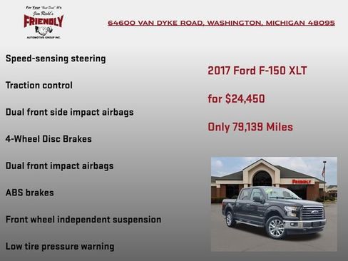 Used 2017 Ford F150 XLT w/ Equipment Group 302A Luxury AWD/4WD image 10
