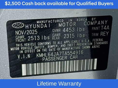 New 2026 Hyundai Sonata SEL image 33