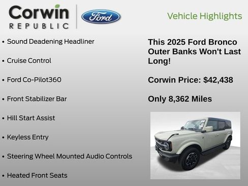 Used 2025 Ford Bronco Outer Banks image 7