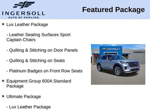 Used 2025 Ford Explorer Platinum w/ Ultimate Package AWD/4WD image 15