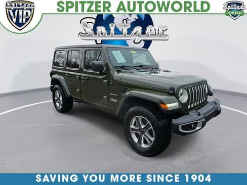 Used 2022 Jeep Wrangler Unlimited Sahara w/ LED Lighting Group image 2