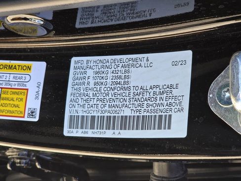 Used 2023 Honda Accord EX image 30