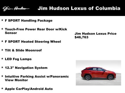 Used 2022 Lexus RX 350 F Sport AWD/4WD image 3
