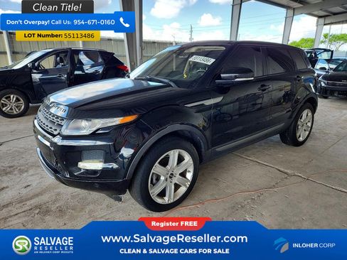 Used 2012 Land Rover Range Rover Evoque Pure Plus w/ Pure Plus Pkg AWD/4WD image 1