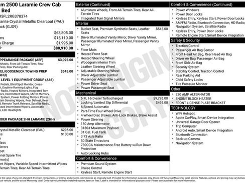 Used 2024 RAM 2500 Laramie w/ Sport Appearance Package AWD/4WD image 10