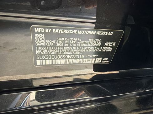 Certified 2025 BMW X5 M60i AWD/4WD image 9