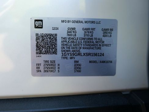 Used 2025 Cadillac Escalade Sport Platinum w/ LPO, Floor Liner Package image 61