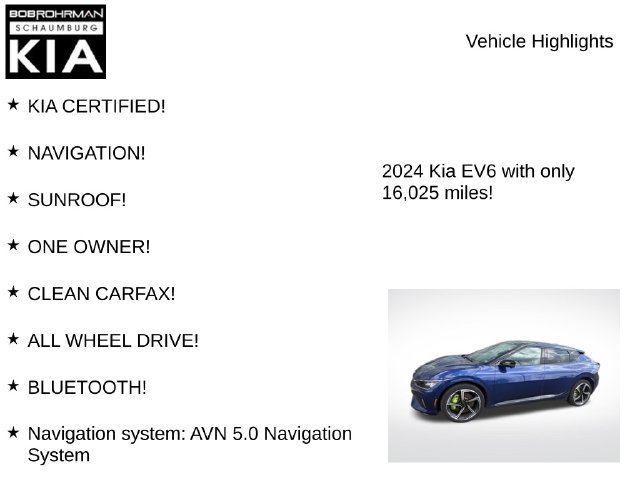 Certified 2024 Kia EV6 GT AWD/4WD image 7