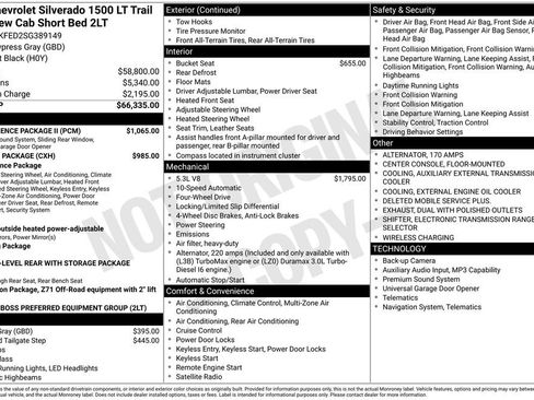 Used 2025 Chevrolet Silverado 1500 LT Trail Boss w/ Convenience Package II AWD/4WD image 6