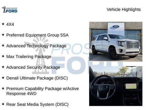 Used 2022 GMC Yukon XL Denali w/ Denali Ultimate Package AWD/4WD image 5