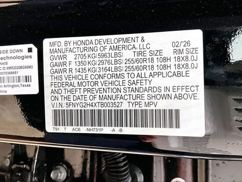 New 2026 Honda Pilot EX-L image 21