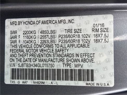 Used 2016 Acura RDX FWD image 26
