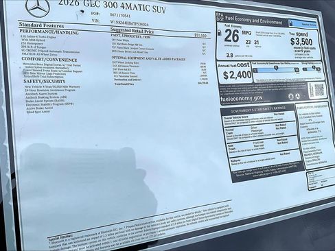 New 2026 Mercedes-Benz GLC 300 GLC 300 image 16