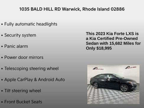 Certified 2023 Kia Forte LXS image 14