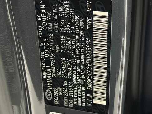 Certified 2023 Hyundai Kona Limited w/ Cargo Package image 29