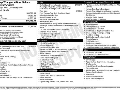 New 2025 Jeep Wrangler Unlimited Sahara AWD/4WD image 30