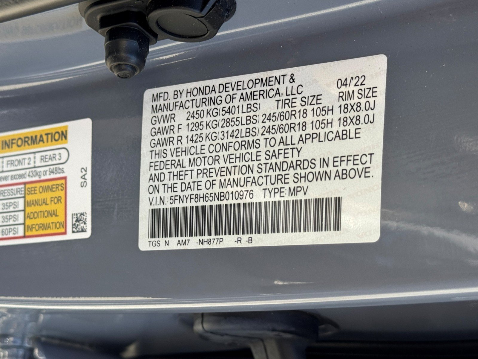 Used 2022 Honda Passport TrailSport image 47