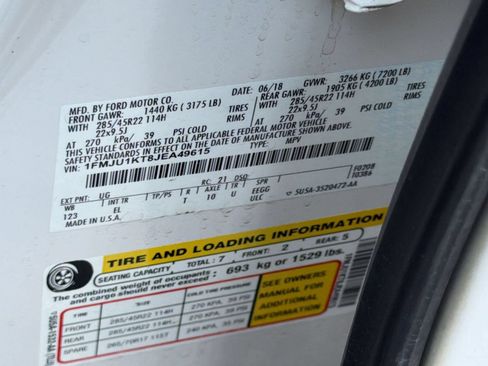 Used 2018 Ford Expedition Limited w/ Equipment Group 302A RWD image 25