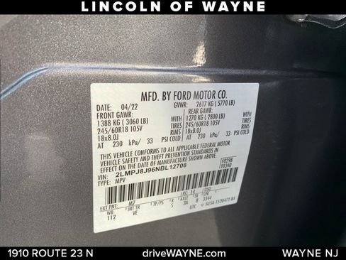 Certified 2022 Lincoln Nautilus AWD image 27