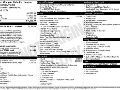 Used 2021 Jeep Wrangler Unlimited Islander image 24