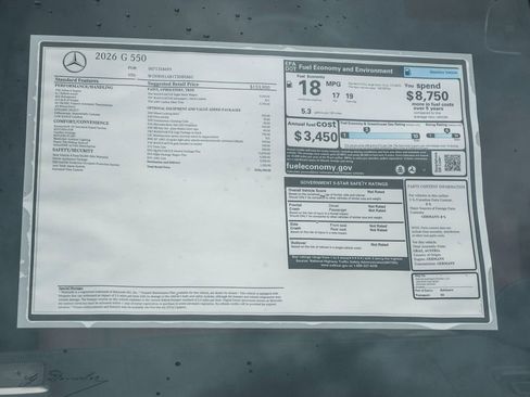 New 2026 Mercedes-Benz G 550 image 27