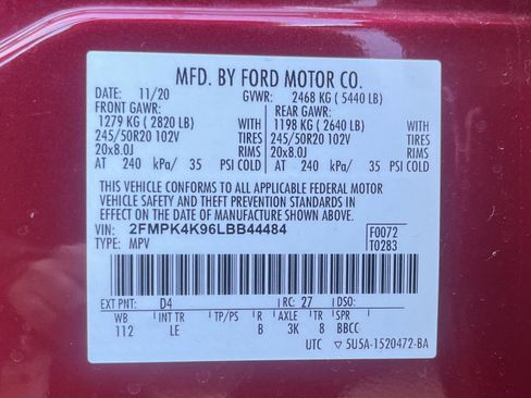 Used 2020 Ford Edge Titanium image 34