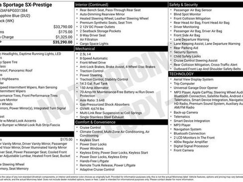 Used 2023 Kia Sportage SX FWD image 42