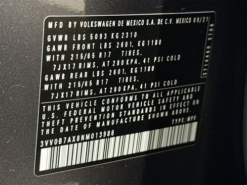 Used 2022 Volkswagen Tiguan S image 31