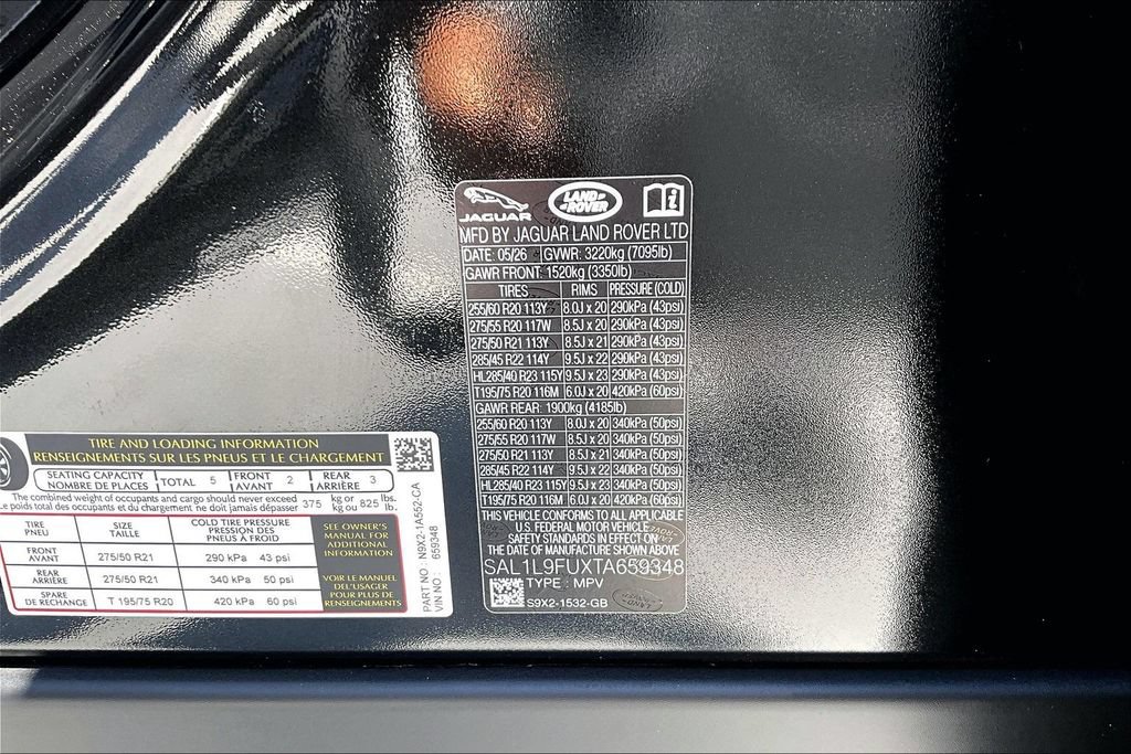 New 2026 Land Rover Range Rover Sport Dynamic SE AWD/4WD image 8