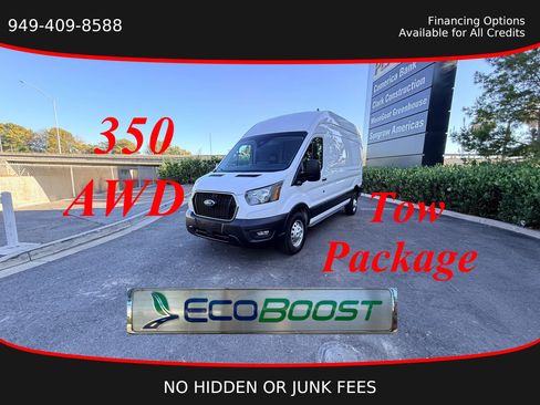 Used 2024 Ford Transit 350 148 High Roof AWD w/ Exterior Upgrade Package image 1
