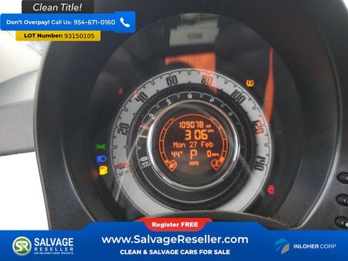 Used 2013 FIAT 500 Pop w/ Beats Audio Pkg image 12