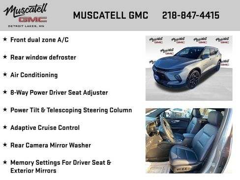 Used 2024 Chevrolet Blazer RS w/ Driver Confidence II Package image 18