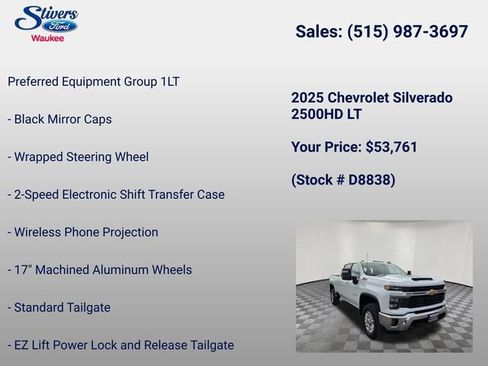 Used 2025 Chevrolet Silverado 2500 LT image 26
