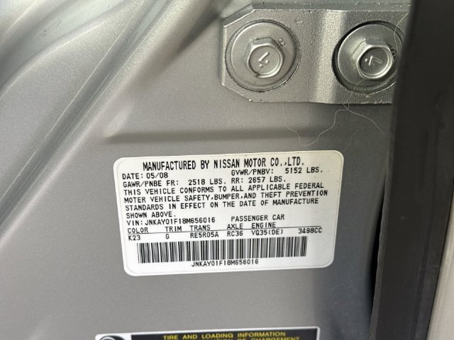 Used 2008 INFINITI M35 x w/ Technology Pkg AWD/4WD image 36