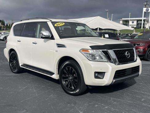 Used 2019 Nissan Armada Platinum w/ Captain's Chairs Package AWD/4WD image 1