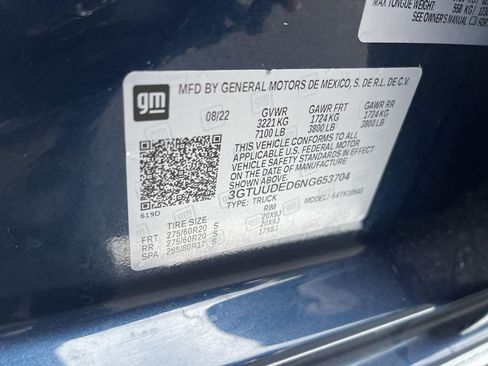 Used 2022 GMC Sierra 1500 SLT w/ SLT Convenience Package image 34