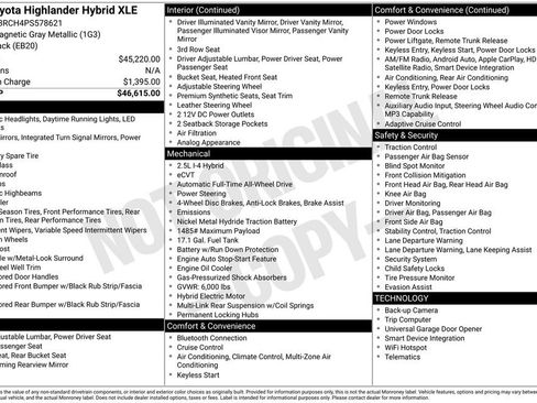 Used 2023 Toyota Highlander XLE AWD/4WD image 11