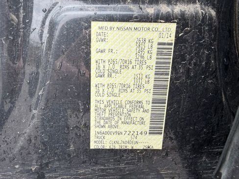 Used 2014 Nissan Frontier SV image 13