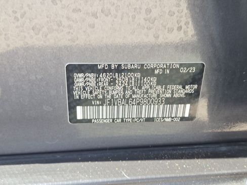 Used 2023 Subaru WRX Limited AWD/4WD image 33